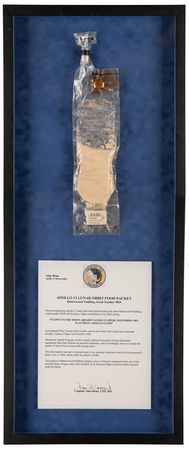 Lot #4165 Apollo 12 Flown Butterscotch Pudding Food Packet ? From the Personal Collection of Alan Bean - Image 1