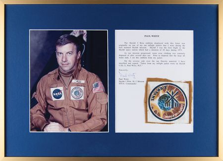 Lot #4363 Paul Weitz's Flown Skylab 2 Inflight