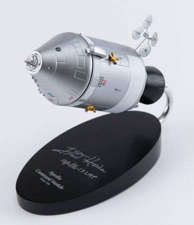 Lot #4235 Fred Haise Signed Apollo Command Module Model - Image 2