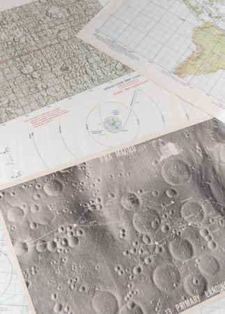 Lot #4325 Project Apollo Collection of (11) Charts