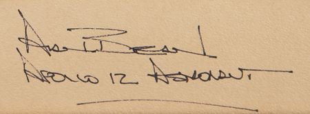 Lot #4070 Apollo 8 Crew-Signed Photograph Presented to Alan Bean and Family - Image 2