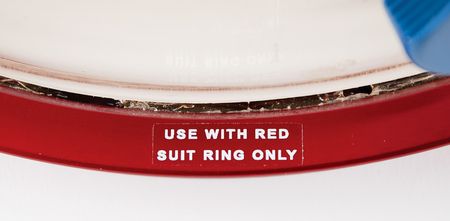 Lot #4326 Apollo Pressure Helmet Display with Original A7L Polycarbonate Bubble - Image 5