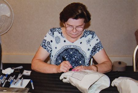 Lot #4408 Orlan EVA Cosmonaut Space Suit Gloves Signed by Alexei Leonov, Valery Kubasov, and Valentina Tereshkova - Image 11