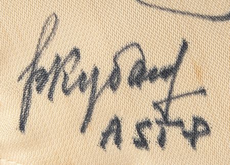 Lot #4408 Orlan EVA Cosmonaut Space Suit Gloves Signed by Alexei Leonov, Valery Kubasov, and Valentina Tereshkova - Image 8