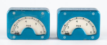Lot #4345 Apollo Space Suit Arm Pressure Gauges - Image 1