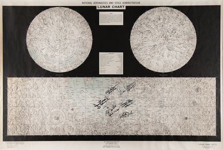 Lot #4311 Moonwalkers (6) Signed Oversized Lunar