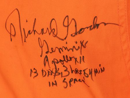 Lot #4170 Richard Gordon Signed U.S. Navy Type II Flight Suit - Image 3