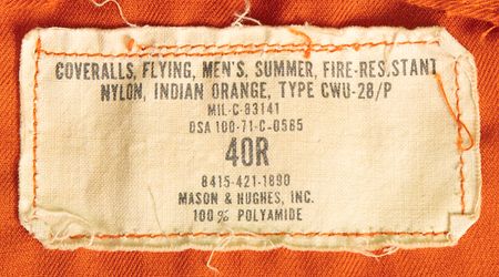 Lot #4227 James Lovell Signed Type CWU-28/P Flight Suit - Image 6