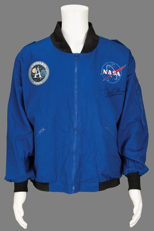 Lot #4130 Buzz Aldrin Signed Commemorative Jacket - Image 1