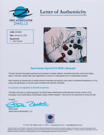 Lot #4310 Moonwalkers Complete Set of (12) Signed and Uninscribed Photographs - Image 5