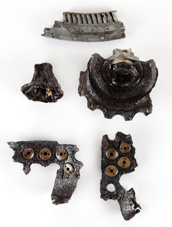 Lot #4389 German V-2 Rocket Fragments from Peenemünde - Image 1