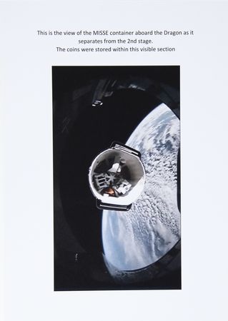 Lot #4386 SpaceX Flown MISSE-9 Mission Coin - One of 50 Carried to the ISS - Image 4