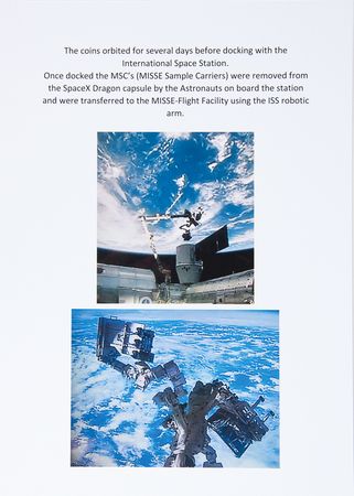 Lot #4386 SpaceX Flown MISSE-9 Mission Coin - One of 50 Carried to the ISS - Image 5