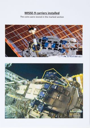 Lot #4386 SpaceX Flown MISSE-9 Mission Coin - One of 50 Carried to the ISS - Image 6