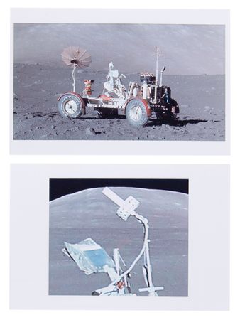 Lot #4300 Apollo 17 Lunar Surface-Used Rover Map Signed by Gene Cernan - Image 5