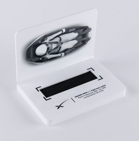 Lot #4401 SpaceX Dragon Crew 4 Flown Seat Leather