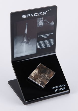 Lot #4398 SpaceX SES-10 Falcon 9 Flown Grid Fin Section - Image 1