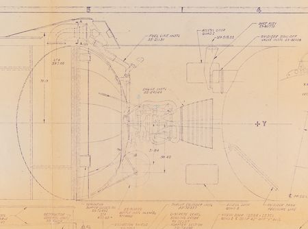 Lot #4426 Convair-Astronautics Model 55 Centaur AC Blueprint - Image 5