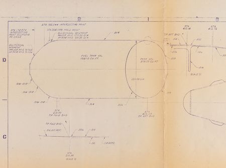 Lot #4426 Convair-Astronautics Model 55 Centaur AC Blueprint - Image 7