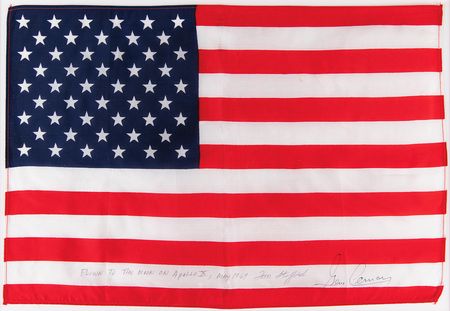 Lot #4082 Apollo 10 Flown Oversized American Flag - From the Collection of Tom Stafford - Image 2