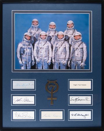 Lot #4018 Mercury Astronauts (6) Signatures