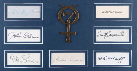 Lot #4018 Mercury Astronauts (6) Signatures - Image 2
