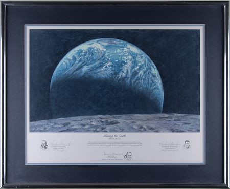 Lot #4173 Apollo 12 Crew-Signed Lithograph - Image 5