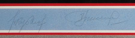 Lot #4505 Apollo-Soyuz Crew-Signed Print - Image 3