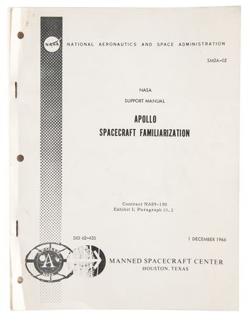 Lot #4336 Apollo Spacecraft Familiarization Manual