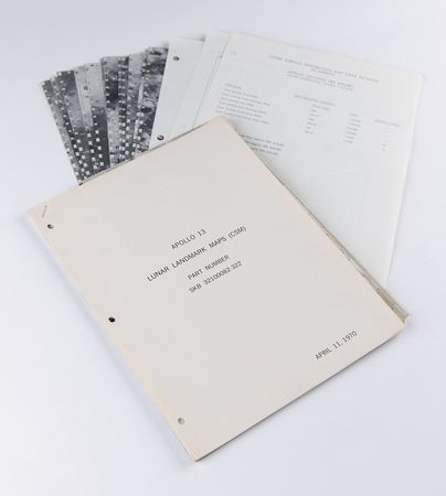 Lot #4225 Apollo 13 Lunar Landmark Maps and