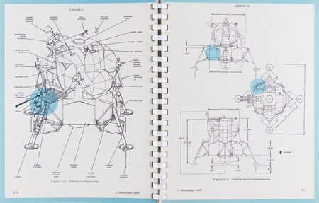 Lot #4339 Lunar Module Vehicle Familiarization Manual (LM-10 to LM-14) and Lunar Module Systems Handbook (LM-1) - Image 2