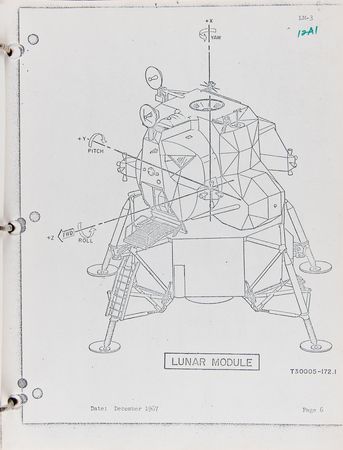 Lot #4338 Lunar Module Console Handbook - Image 8
