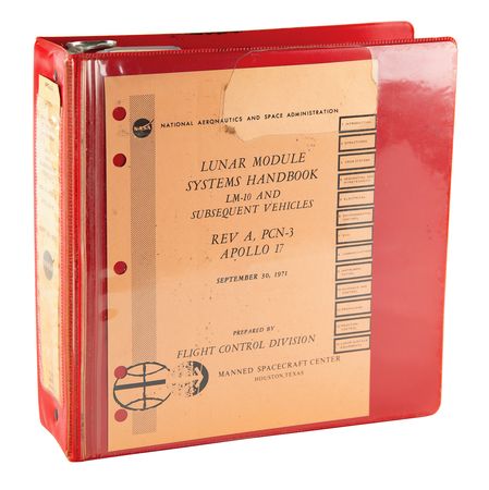 Lot #4299 Apollo 17 Lunar Module Systems Handbook