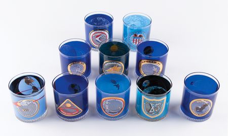 Lot #4334 Apollo Mission Glasses (7-16) in