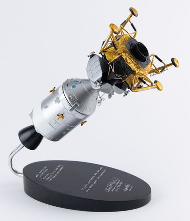 Lot #4282 Charlie Duke Signed Apollo Spacecraft Model - Image 2