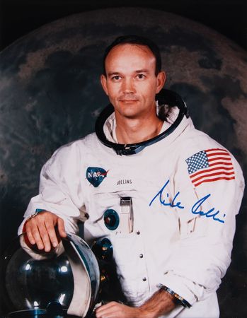 Lot #4101 Apollo 11 (3) Signed Photographs - Image 4