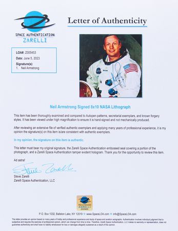 Lot #4101 Apollo 11 (3) Signed Photographs - Image 5