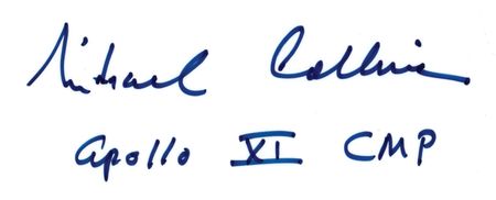 Lot #4156 Michael Collins Signed Oversized Photograph - Image 2