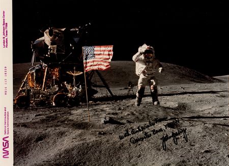 Lot #4293 John Young Signed Photograph