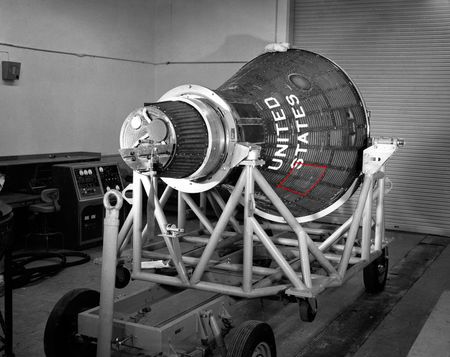 Lot #4001 Mercury-Atlas 1 Space Capsule Flown Panel - Image 18