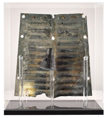 Lot #4001 Mercury-Atlas 1 Space Capsule Flown Panel - Image 2