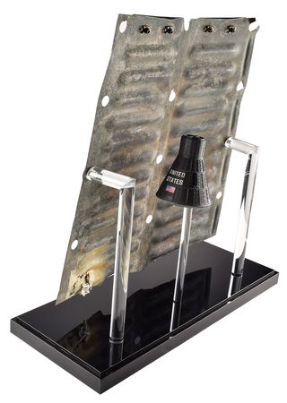 Lot #4001 Mercury-Atlas 1 Space Capsule Flown Panel - Image 4