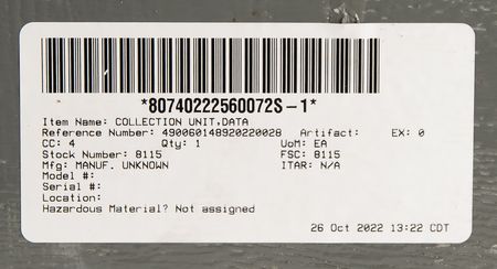 Lot #4381 Shuttle-Mir Docking System Data Collection Unit - Image 9