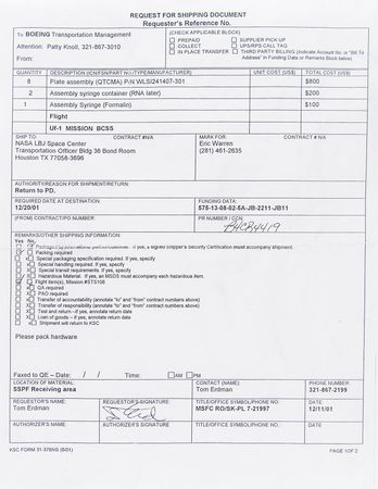 Lot #4384 ISS Flown Quad Tissue Culture Module Assemblies (6) - Image 5