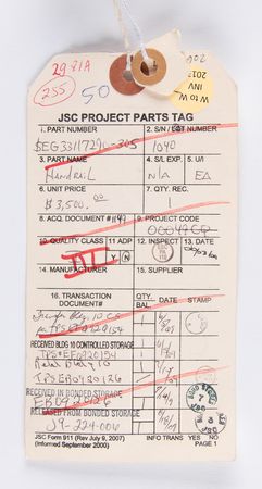 Lot #4385 International Space Station IVA Handrail - Image 4