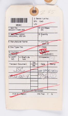 Lot #4385 International Space Station IVA Handrail - Image 5