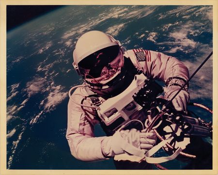 Lot #4058 Gemini IV: Edward H. White II Original Vintage NASA Photograph - Image 1
