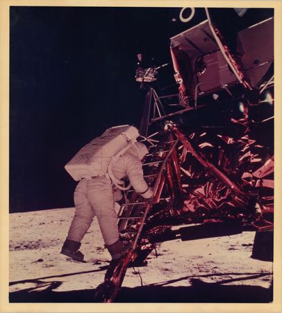 Lot #4126 Buzz Aldrin Original Vintage NASA Photograph - Image 1