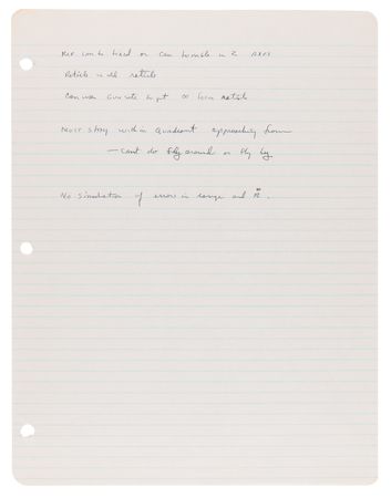 Lot #4027 Gordon Cooper's Handwritten Training Notes (12 pages) for the Gemini 5 Mission - Image 12