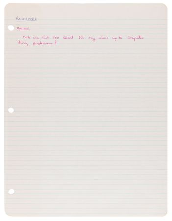 Lot #4027 Gordon Cooper's Handwritten Training Notes (12 pages) for the Gemini 5 Mission - Image 13